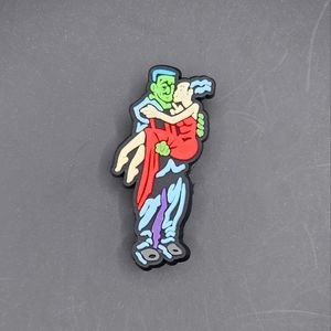 (5/$15) Frankenstein and Bride Croc Charm